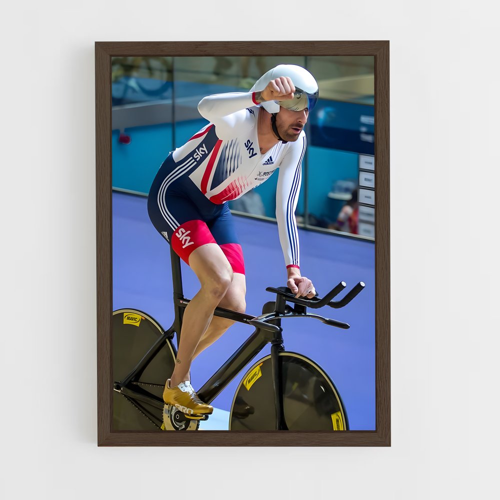 Poster L'Ascension de Wiggins – affiche Cyclisme (vue 5)